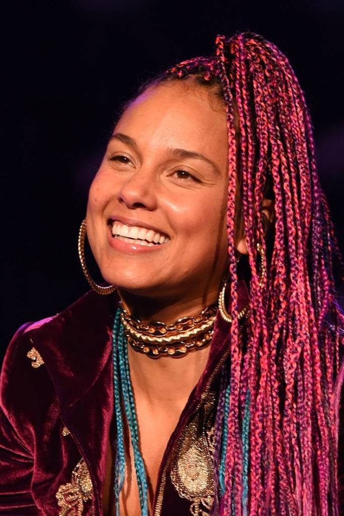 alicia-keys-tranças-box-braids Box braids: 10 famosas que usaram o modelo de tranças para se inspirar