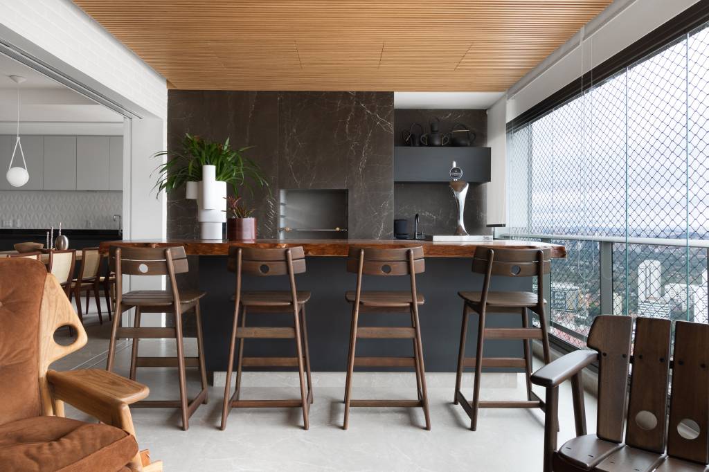 decoração-churrasqueira-espaço-gourmet Área de churrasco: 15 ideias para se inspirar!