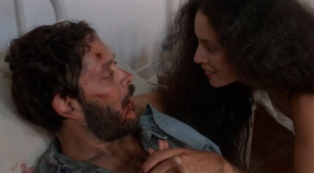 oscar-outro-pais-o-beijo-da-mulher-aranha Raul Julia e Sônia Braga no filme