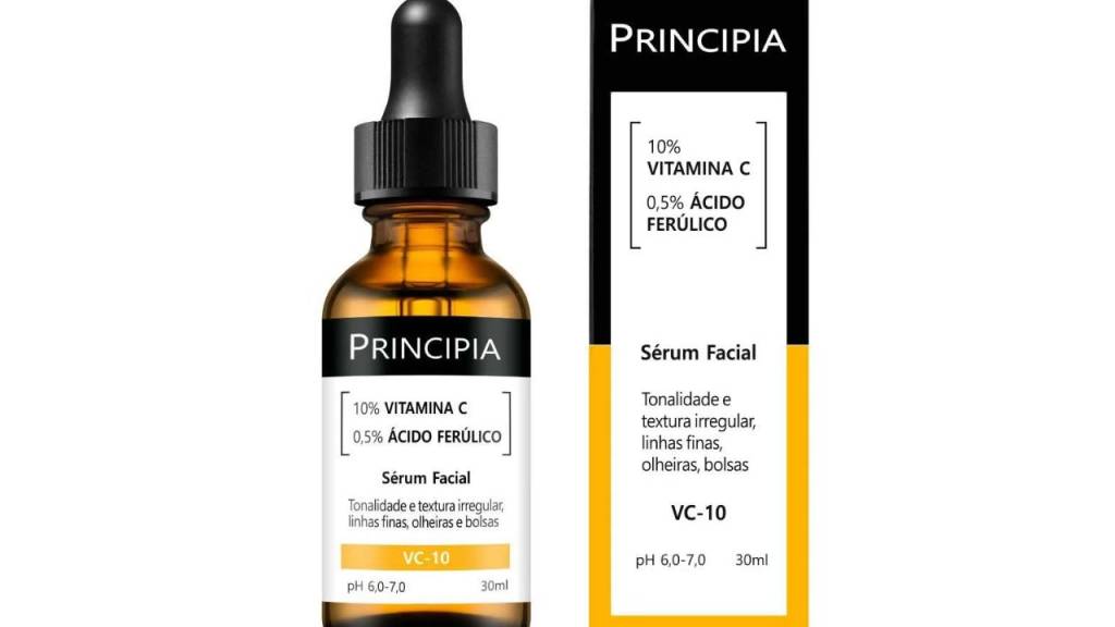 vitamina-C-principia A vitamina C da Principia uniformiza a pele e também diminuiu os cravos