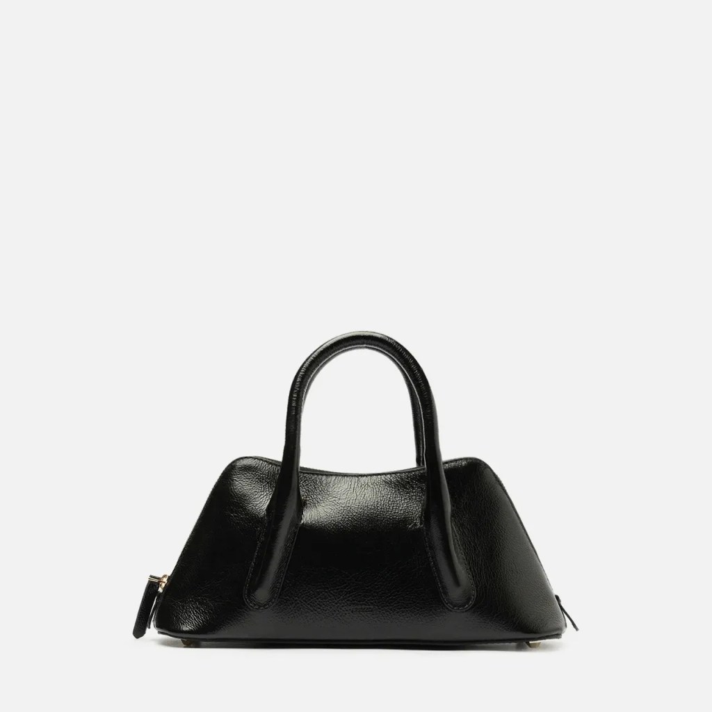 Bolsa de couro preta