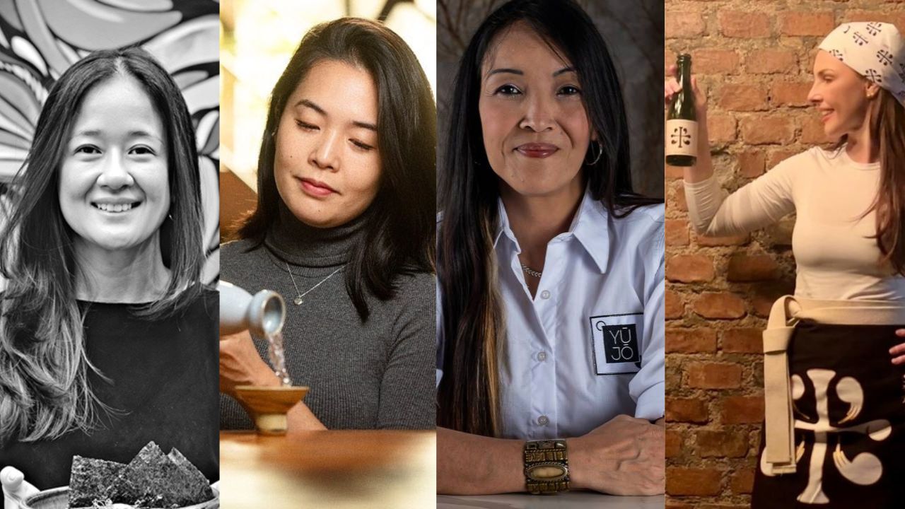 Mulheres especialistas em saquê