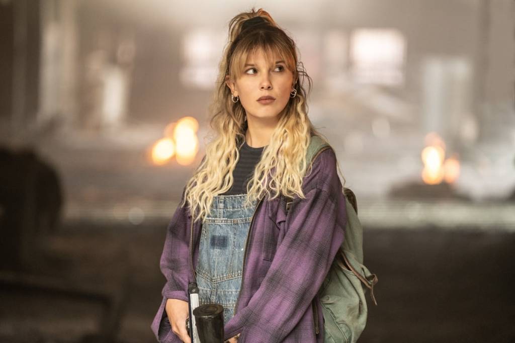 the-electric-state1 (1) Millie Bobby Brown em cena do filme