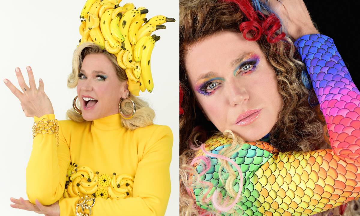 Xuxa usou figurinos bem alegres e coloridos no XSPB 14, cujo tema é "Cores"