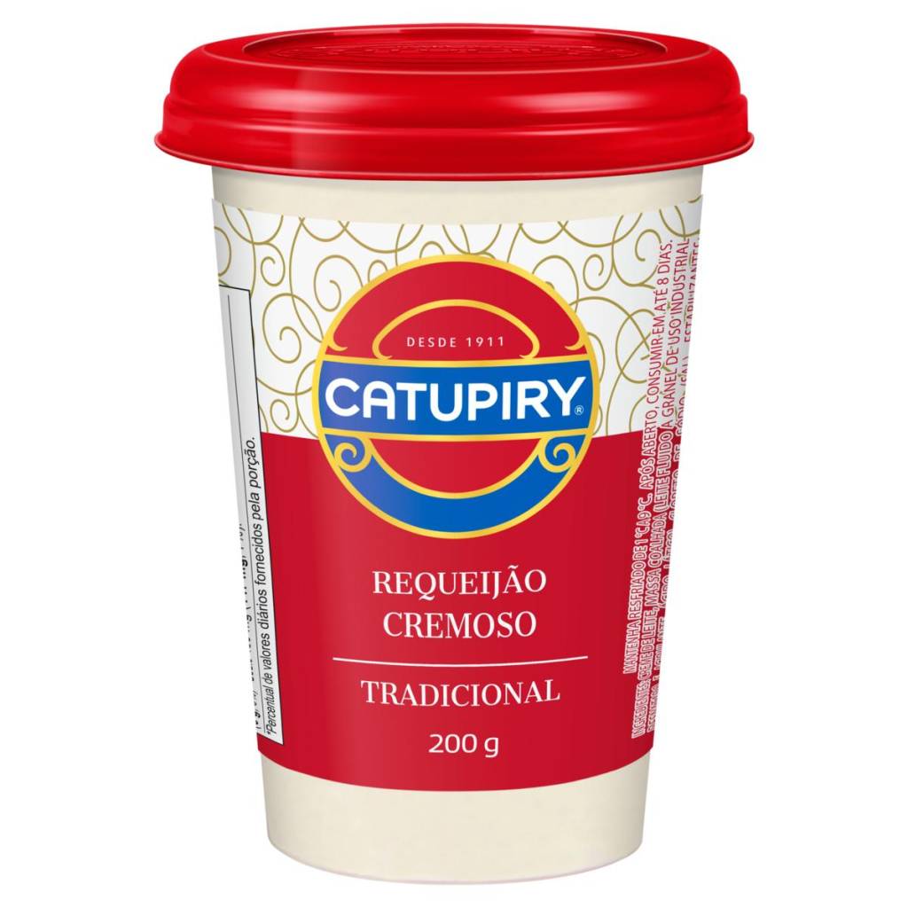 Catupiry Requeijão Cremoso Tradicional Copo 200g Qual o requeijão mais saudável do mercado