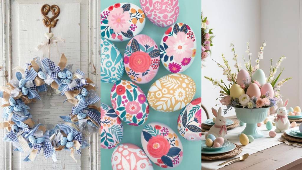 Decoração de Páscoa DIY para casa: 5 ideias simples e criativas