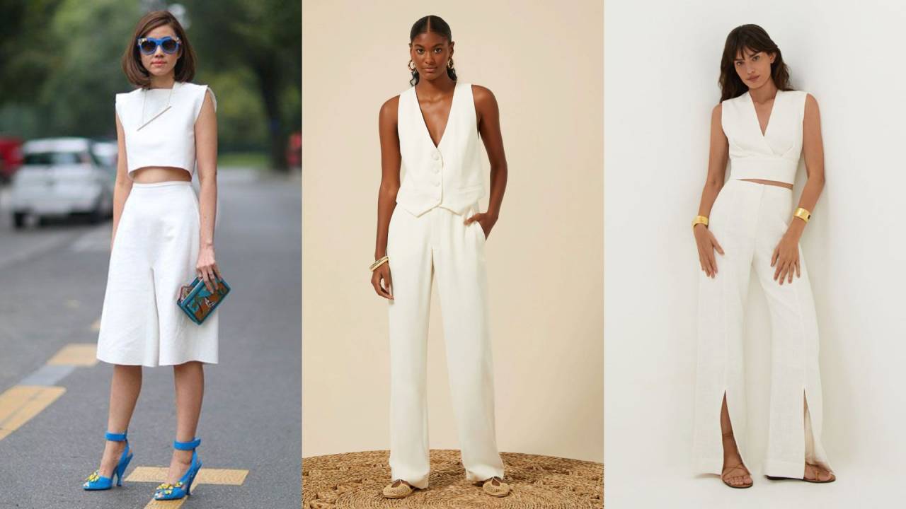 O branco pode ser clássico, mas o vestido não é obrigatório. Conheça opções estilosas e modernas para noivas que não querem seguir a tradição