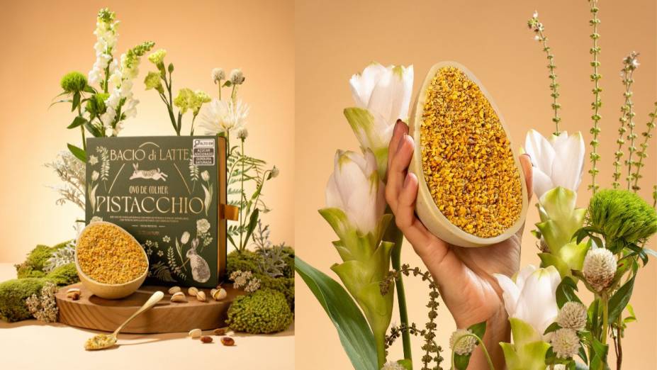 Ovo de Colher Pistacchio Bacio di Latte 380g - R$ 179,90