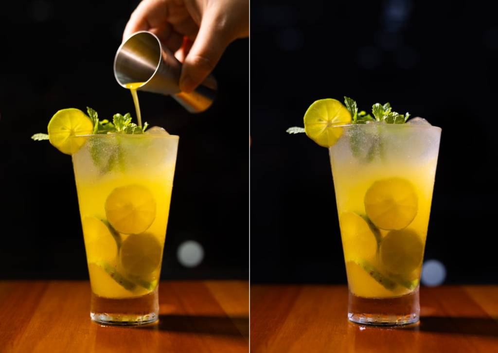 drinks-faceis-amigos-taberna Caipiroska de Limão e Maracujá, receita do Taberna Pub & Gastronomia