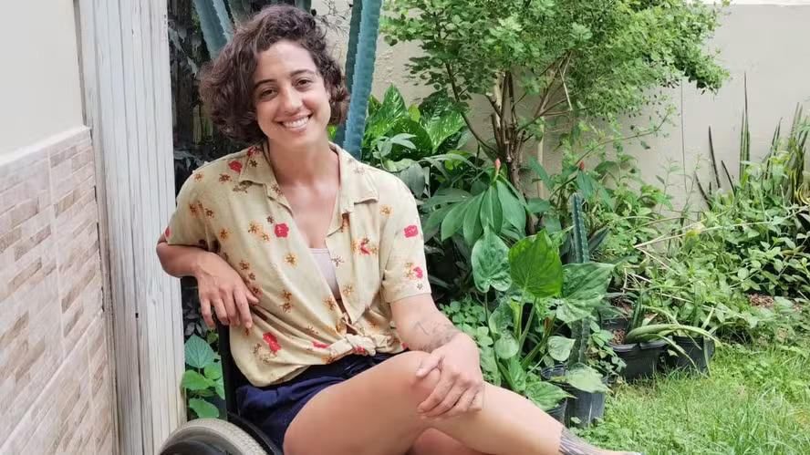Lindalva ficou tetraplégica após uma aula de acroyoga