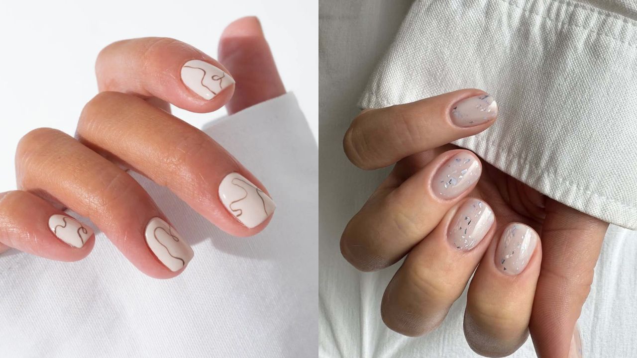 Inspire-se com estas ideias de unhas de gel curtas e delicadas que combinam praticidade e elegância.