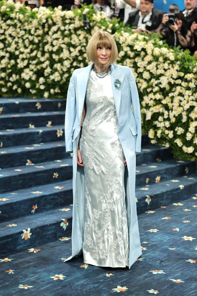 The 2025 Met Gala Celebrating “Superfine: Tailoring Black Style” – Arrivals Anna Wintour no Met Gala 2025.
