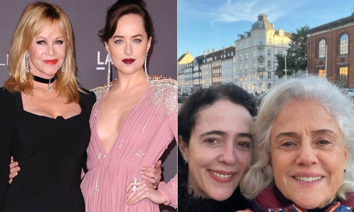 Melanie Griffith e Dakota Johnson, Marieta Severo e Silvia Buarque são mãe e filha