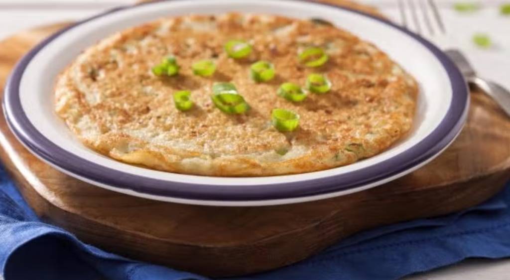 Omelete sem ovo é feito com grão-de-bico, aveia e especiarias