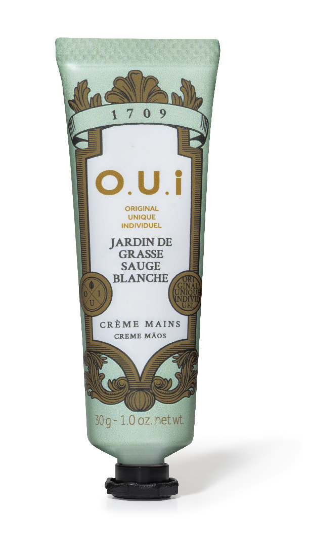 O.U.i Creme Hidratante para as Mãos Jardin de Grasse Sauge Blanche, de O.U.i Paris 