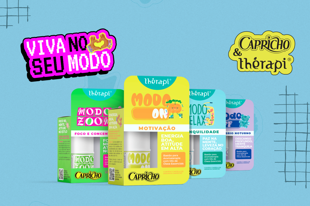 Capricho lança bastão de aromaterapia com a Thérapi para sua rotina ficar mais leve