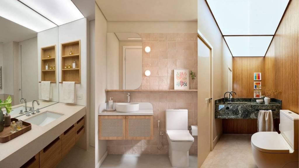 Banheiro pequeno e escuro? 5 truques para transformar o ambiente!