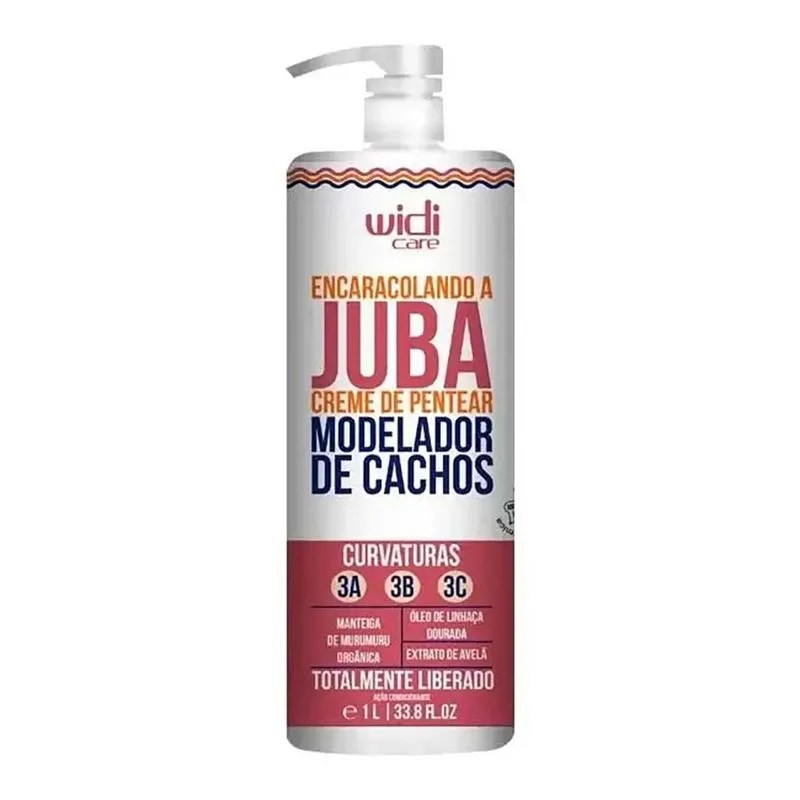 Máscara para desembaraçar cabelo cacheado