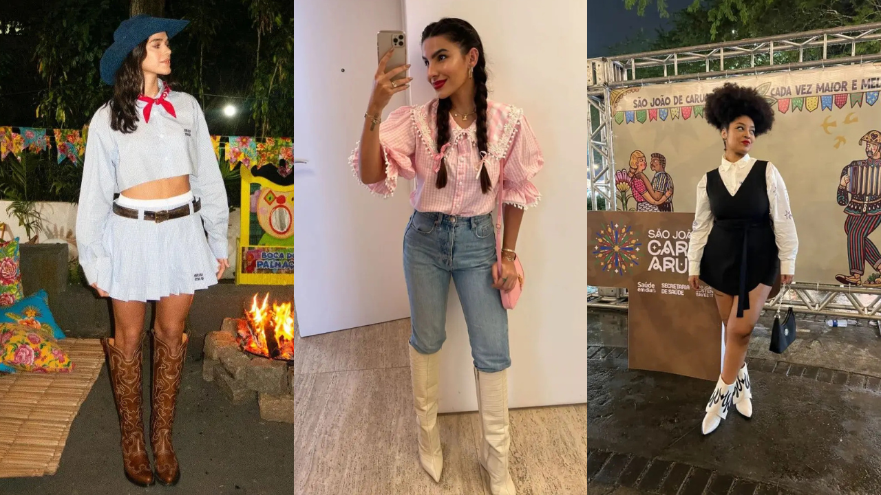 Inspirações de botas para usar nas festas juninas
