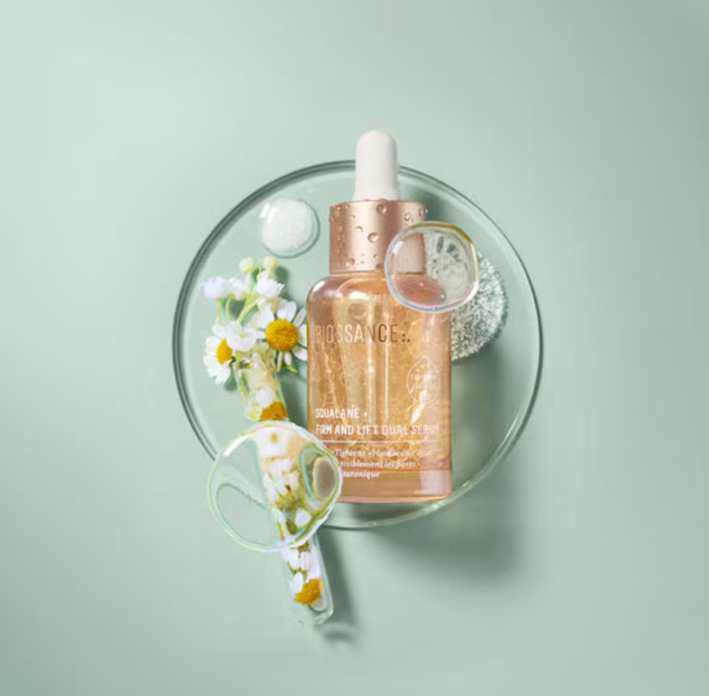 Squalane + Firm and Lift Dual Serum, de Biossance