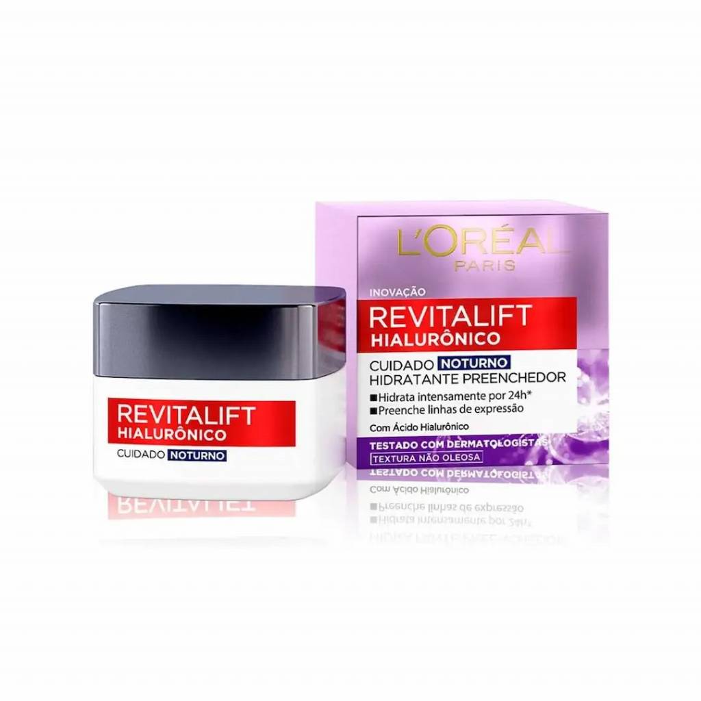Embalagem de creme anti-idade da L'Oréal Paris