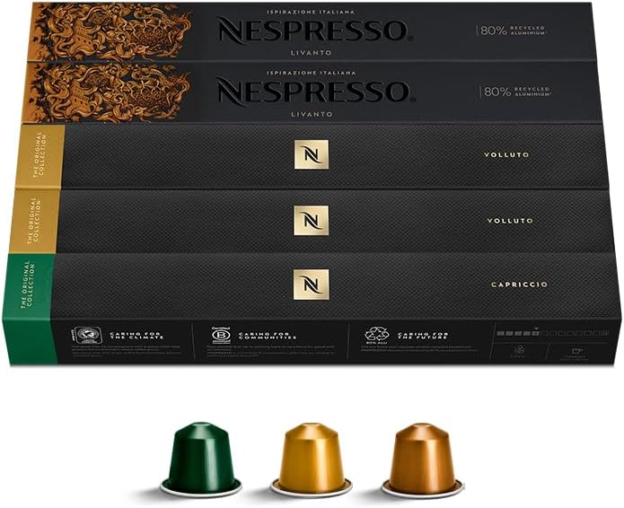 Café fresco e suave em um instante: recrie aquele sabor rico e luxuoso de cafeteria com a tecnologia de cápsula de café original da NESPRESSO