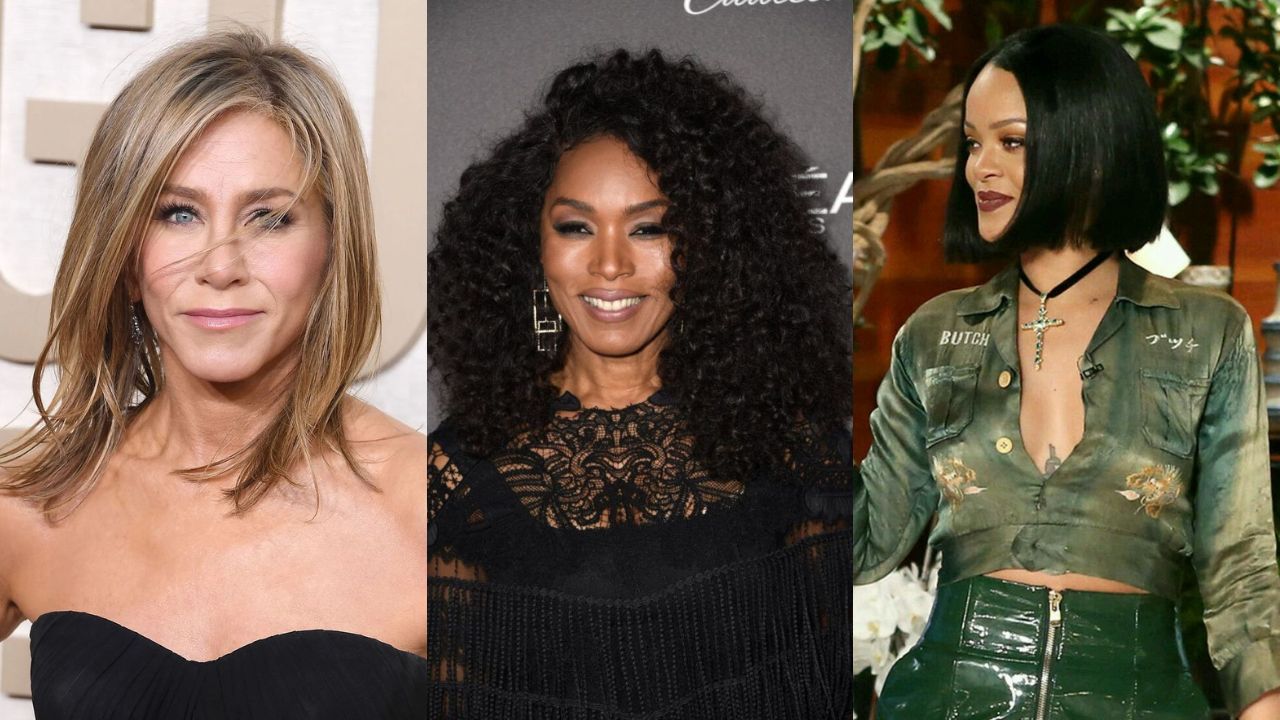 Jennifer Aniston, Angela Basset e Rihanna.