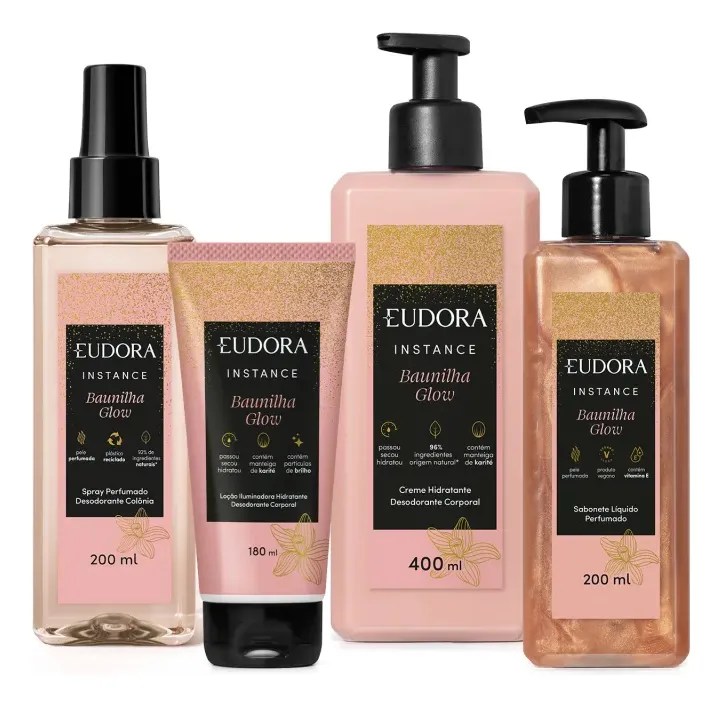 kit-eudora-instance-baunilha udora Kit Completo Instance Baunilha Glow