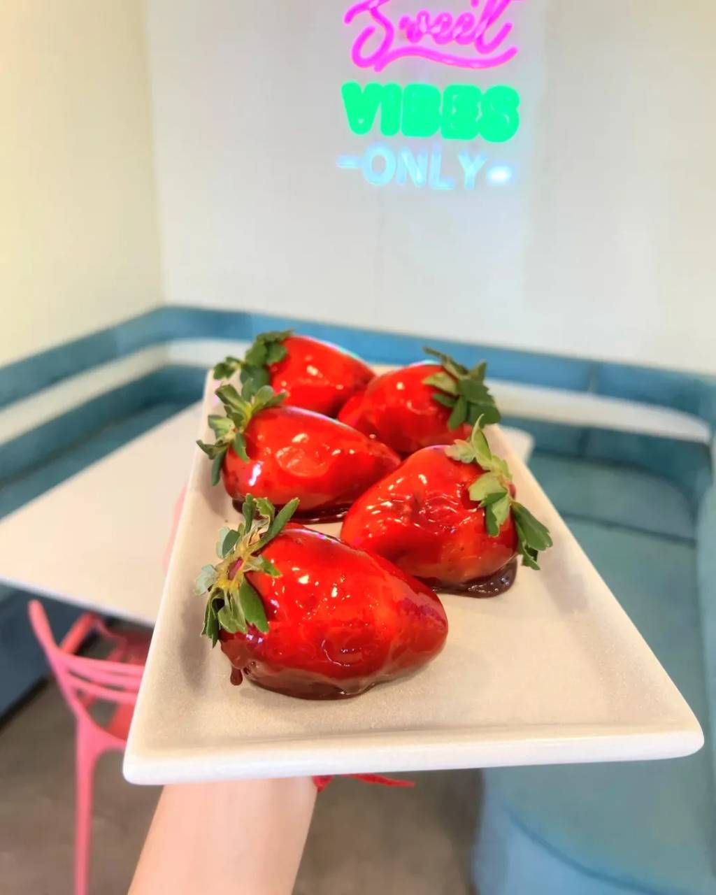 Doce de morango caramelizado