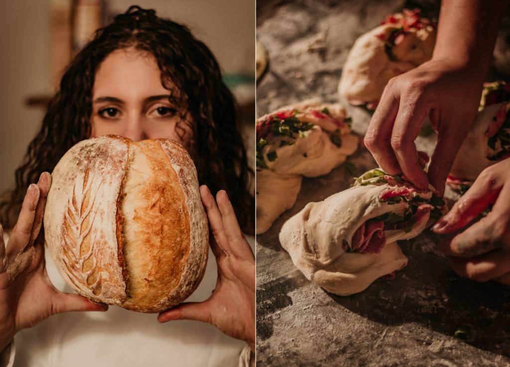 padeira-nosso-pao-fernanda-almeida (1) Fernanda colocou o pão italiano de fermentação natural em 90% do cardápio, para que o público se acostumasse