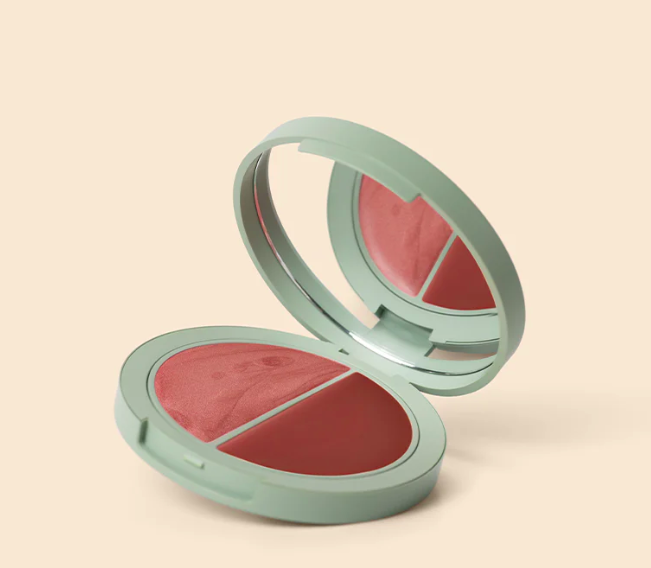Blush iluminador multifuncional no tom Terracota & Rose, de CARE