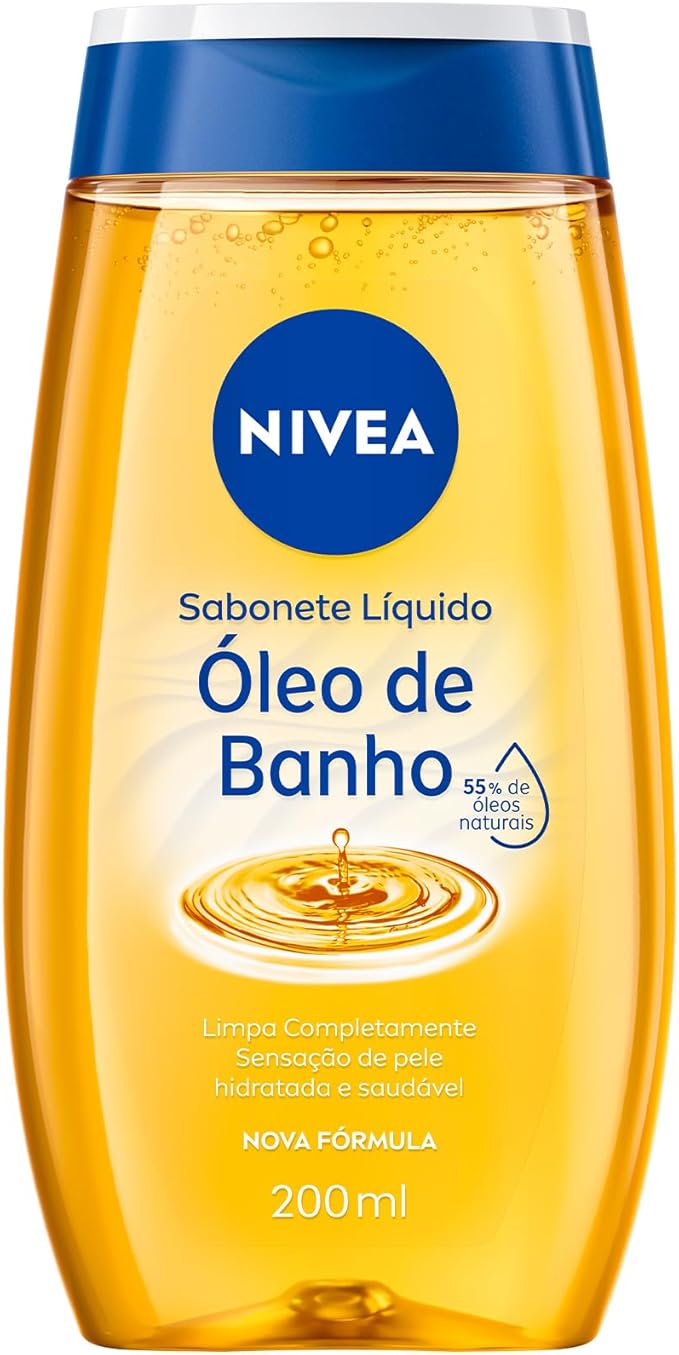 óleo de banho proporciona limpeza profunda