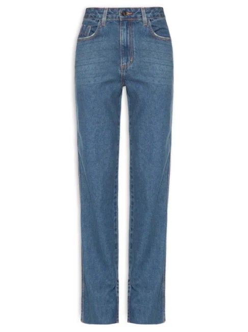 Cal&ccedil;a jeans reta