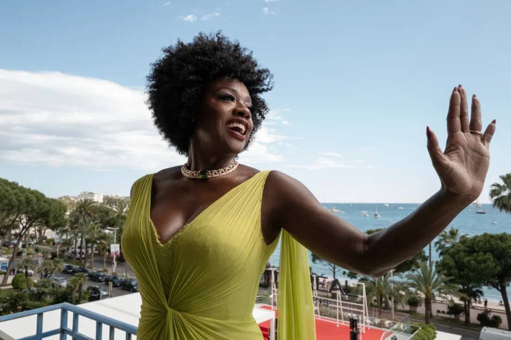 Imagem do visual de Viola Davis