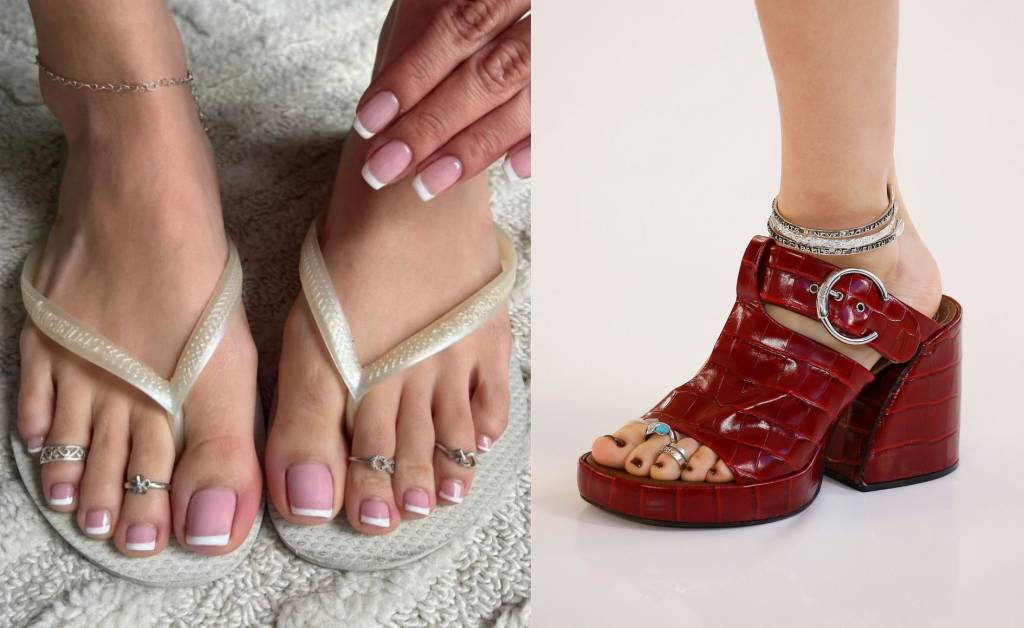 5 jeitos de usar anéis nos pés para um visual mais delicado