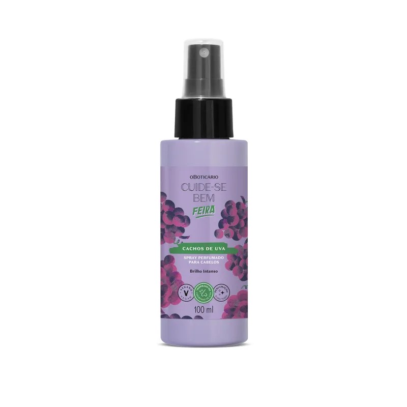Perfume para cabelo da O Boticário, cheiroso e baratinho.