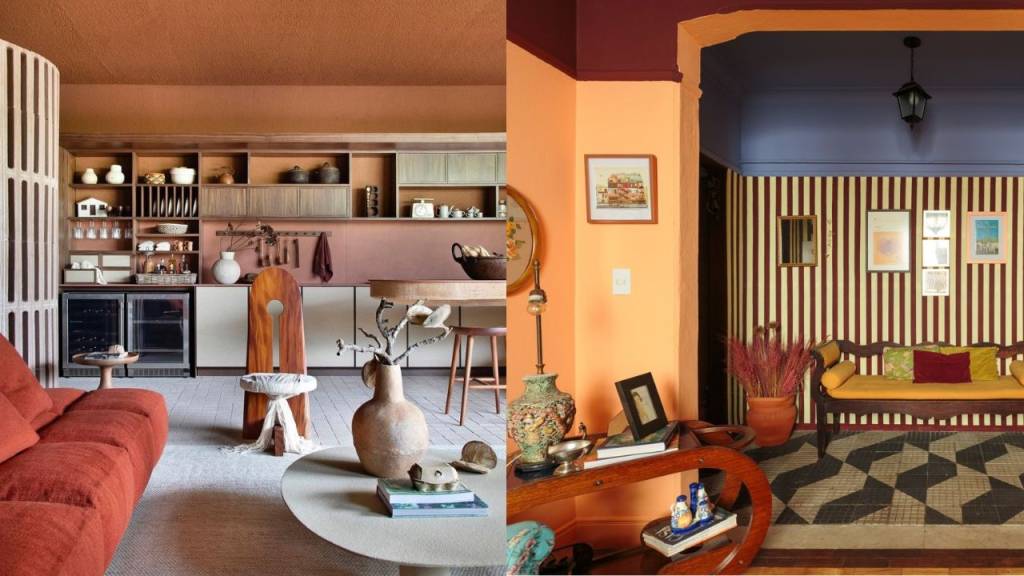 Decoração boho: salas em tons terrosos inspiram aconchego