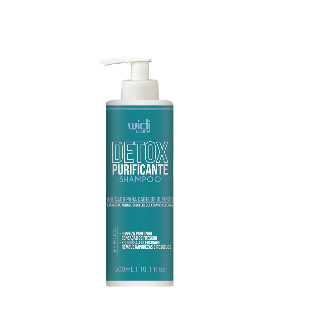 Shampoo detox para cabelos cacheados.