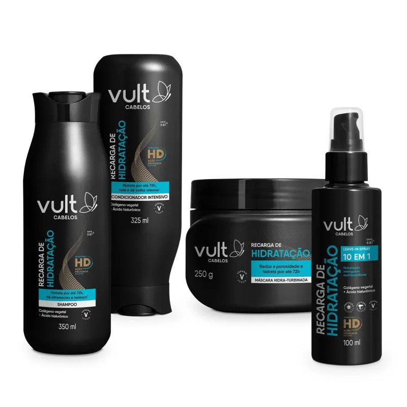 Linhas de hidratação para cabelos saudáveis em casa