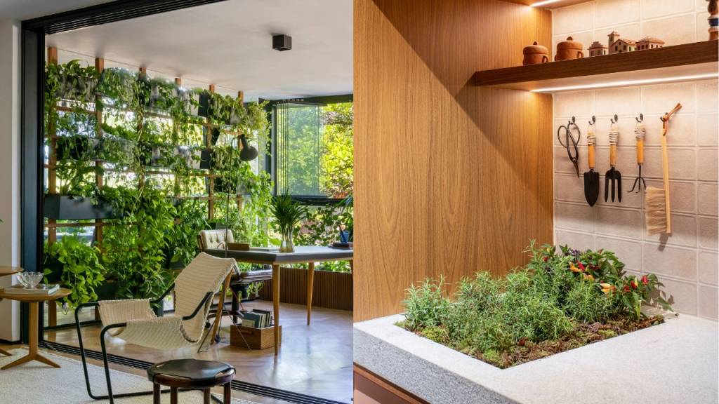 6 ideias de jardim vertical e horta para deixar a casa florida
