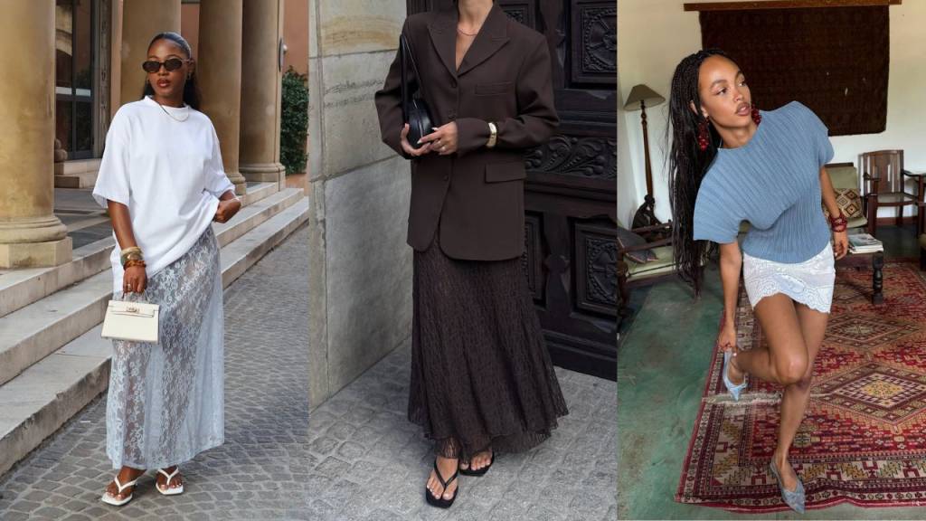 Looks com saia de renda: 10 formas elegantes e delicadas de usar a peça