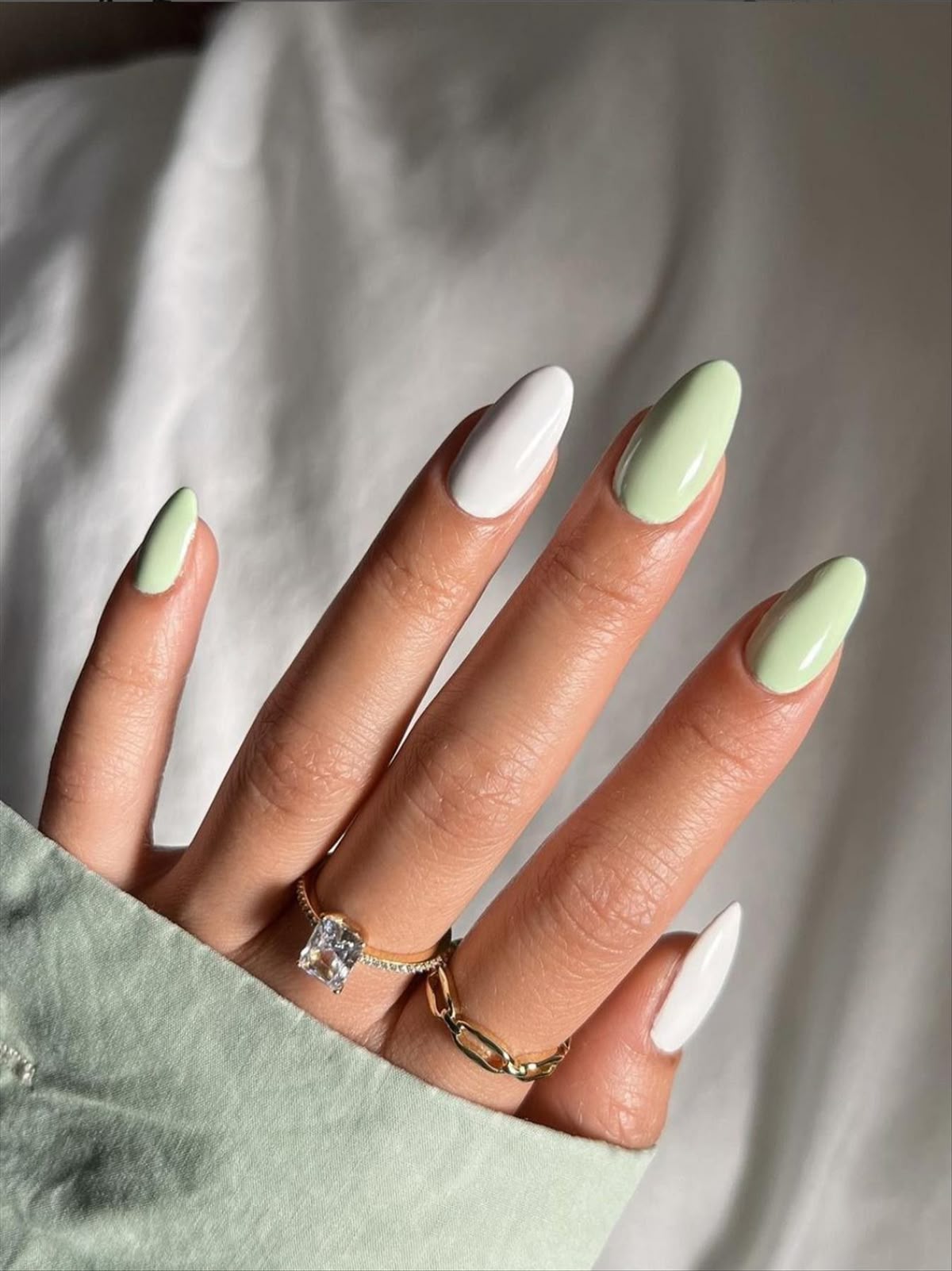 Nail art verde