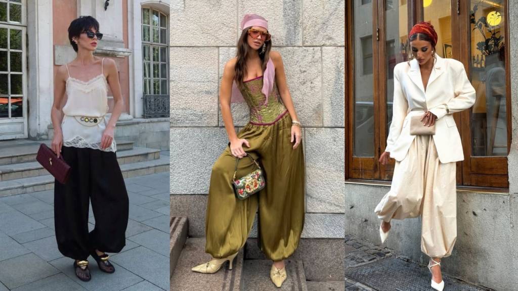 6 looks com calça aladim que são a trend mais estilosa do momento