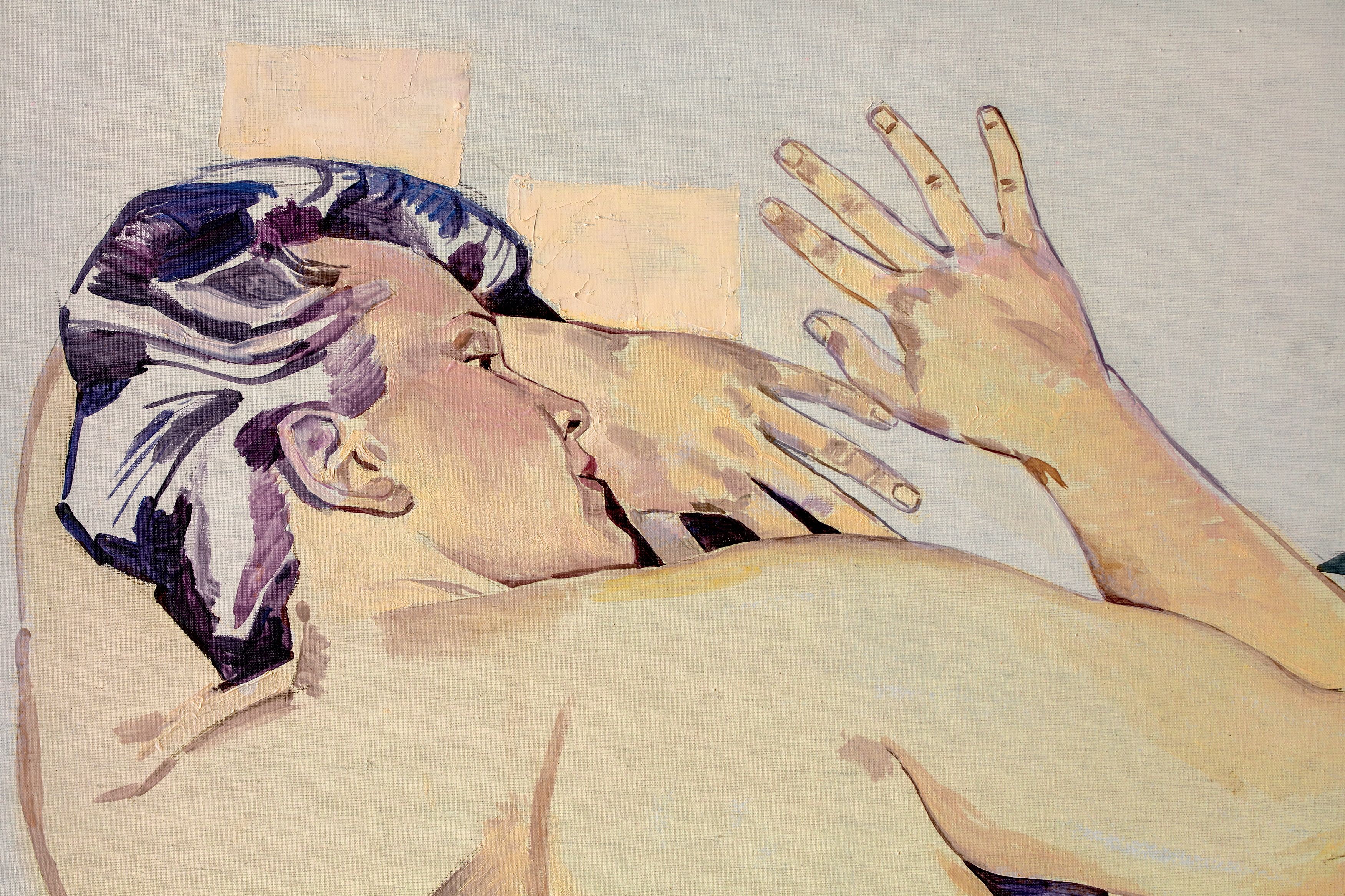 Ilustra&ccedil;&atilde;o de uma mulher deitada