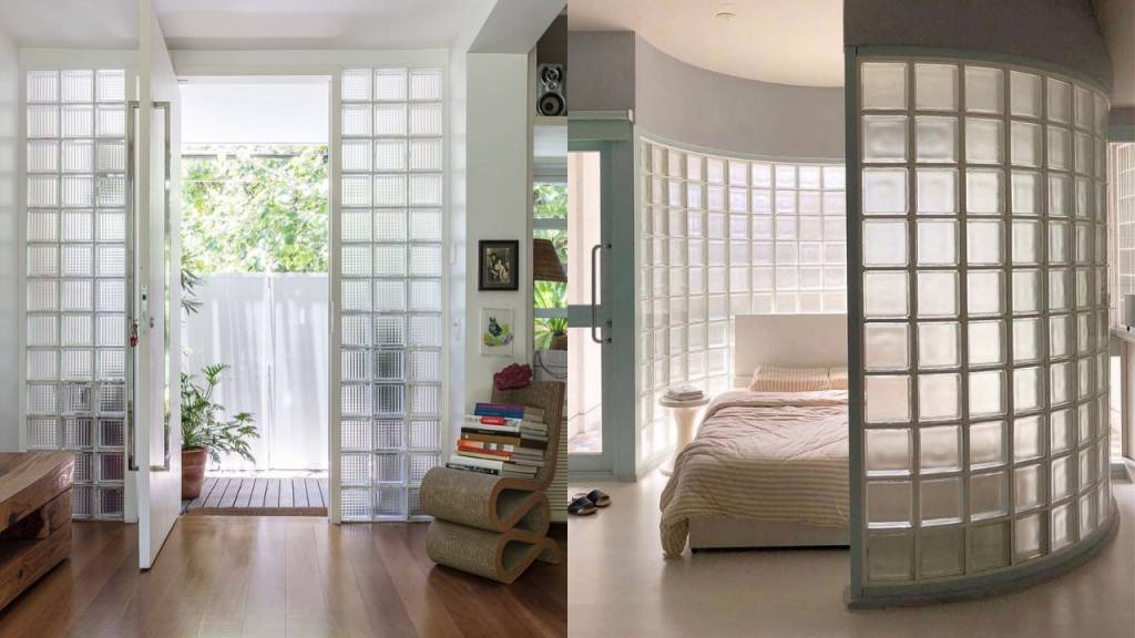 Tijolinho de vidro: 6 ideias modernas para iluminar a casa sem cair na cafonice