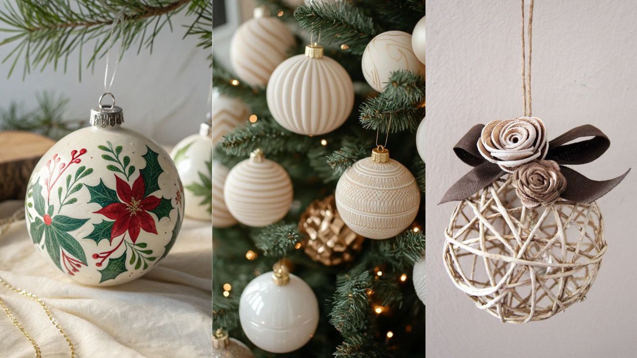 Bolas de Natal diferentes: 10 ideias para fugir do óbvio e dar nova vida à árvore