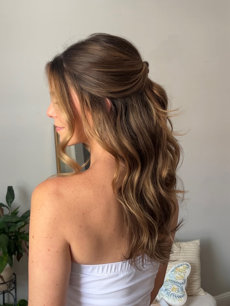 Semipreso leve com ondas naturais para festas