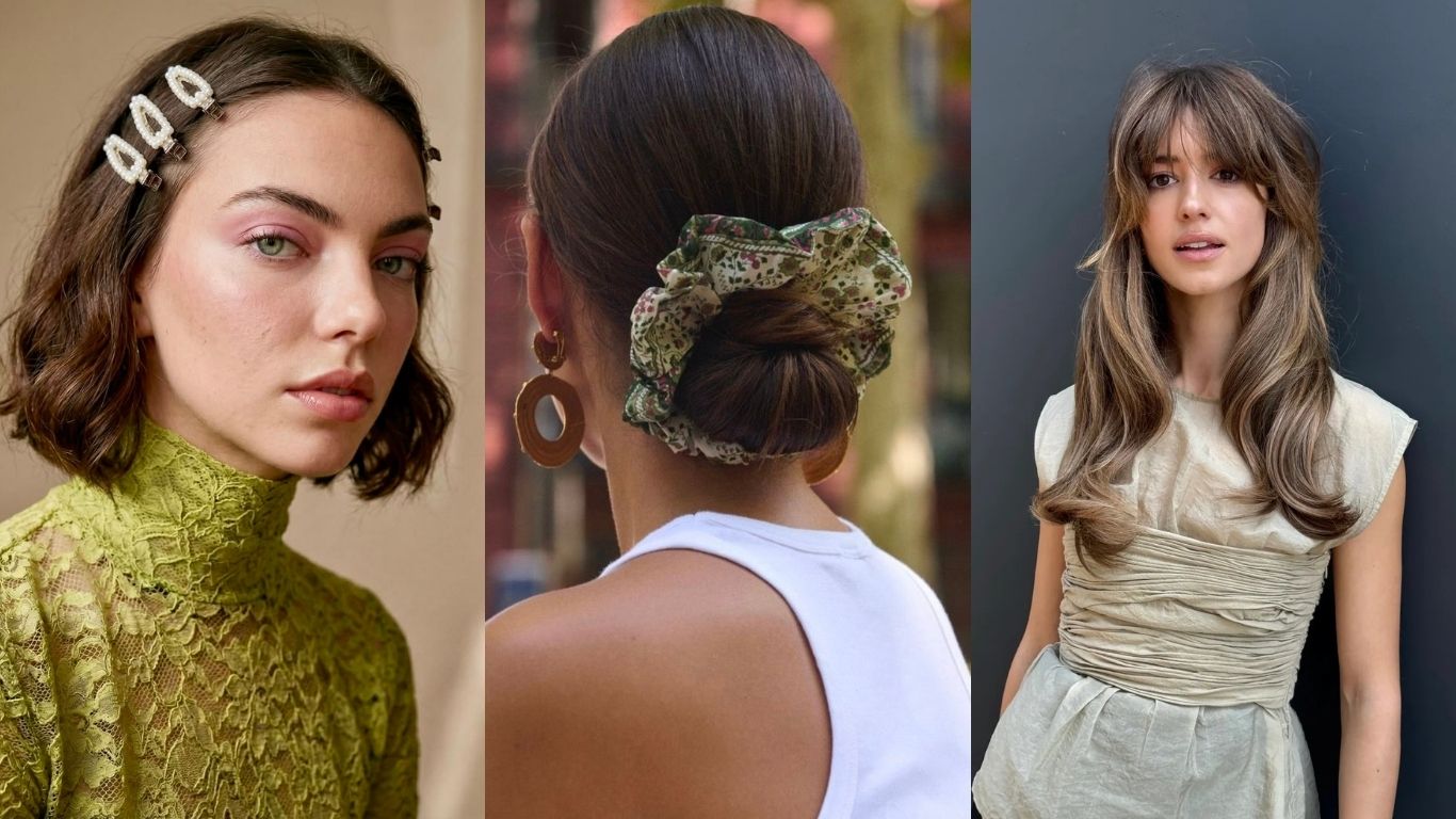 Os cabelos da época voltam atualizados e mostram como a estética da nostalgia segue influenciando as tendências deste ano