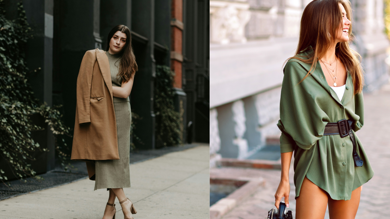 Inspirações de looks com verde-oliva