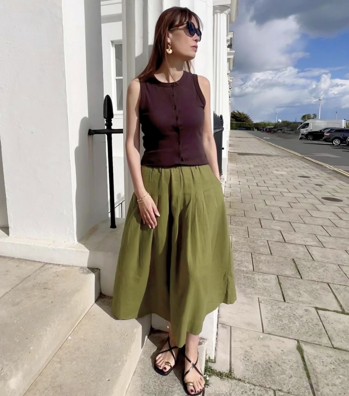Inspira&ccedil;&otilde;es de looks com verde-oliva